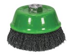 A brush with natural or synthetic bristles and an ergonomic handle, for applying coatings or cleaning surfaces.