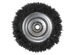 A brush with natural or synthetic bristles and an ergonomic handle, for applying coatings or cleaning surfaces.