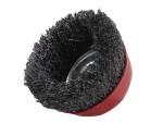 A brush with natural or synthetic bristles and an ergonomic handle, for applying coatings or cleaning surfaces.