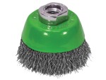 A brush with natural or synthetic bristles and an ergonomic handle, for applying coatings or cleaning surfaces.