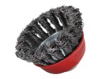 A brush with natural or synthetic bristles and an ergonomic handle, for applying coatings or cleaning surfaces.