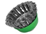 A brush with natural or synthetic bristles and an ergonomic handle, for applying coatings or cleaning surfaces.