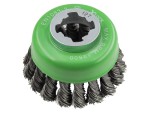 A brush with natural or synthetic bristles and an ergonomic handle, for applying coatings or cleaning surfaces.
