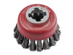 A brush with natural or synthetic bristles and an ergonomic handle, for applying coatings or cleaning surfaces.