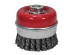 A brush with natural or synthetic bristles and an ergonomic handle, for applying coatings or cleaning surfaces.