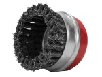 A brush with natural or synthetic bristles and an ergonomic handle, for applying coatings or cleaning surfaces.