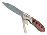 A cutting knife with a steel blade and an ergonomic handle, for general site and workshop use.