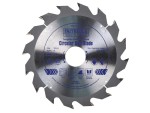 A Faithfull cordless circular saw with a motor, an adjustable bevel plate, and a blade guard, for ripping and cross-cutting timber.