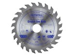 A Faithfull cordless circular saw with a motor, an adjustable bevel plate, and a blade guard, for ripping and cross-cutting timber.