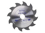 A Faithfull cordless circular saw with a motor, an adjustable bevel plate, and a blade guard, for ripping and cross-cutting timber.