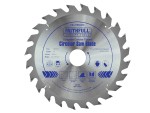 A Faithfull cordless circular saw with a motor, an adjustable bevel plate, and a blade guard, for ripping and cross-cutting timber.
