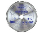 A Faithfull cordless circular saw with a motor, an adjustable bevel plate, and a blade guard, for ripping and cross-cutting timber.