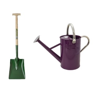 Gardening Shovel and Watering Can