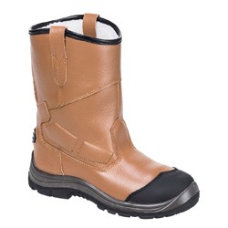 A product photo of Portwest Rigger Boots in Tan