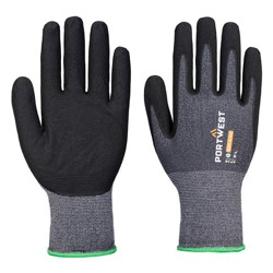A product photo of Portwest Grip Performance Gloves in Black